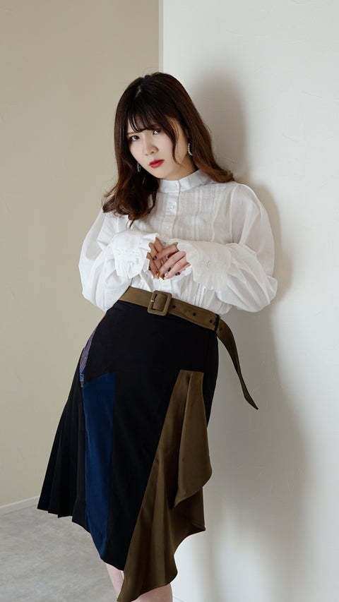 解構刺繡半身裙