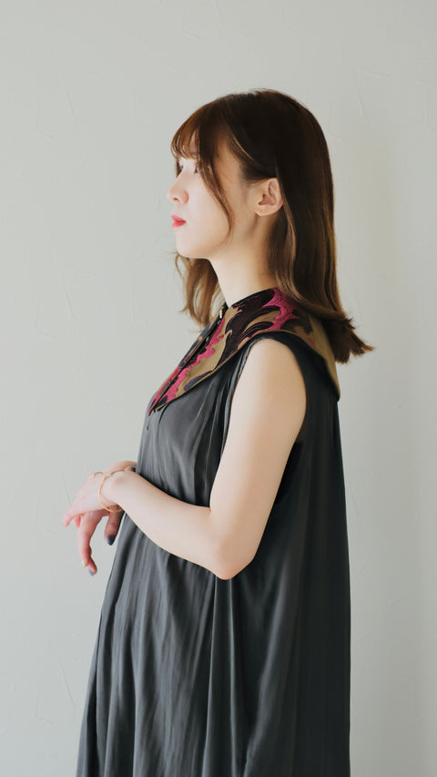 經典刺繡假領