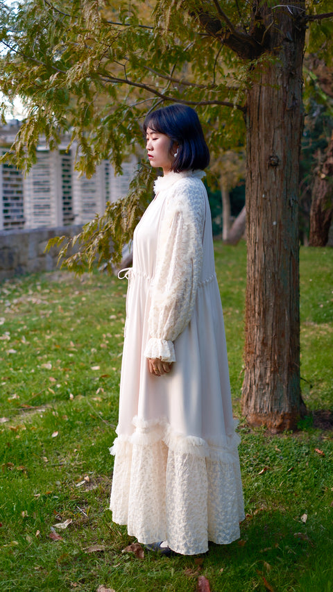 PRE-ORDER|片段構成拼接連身裙