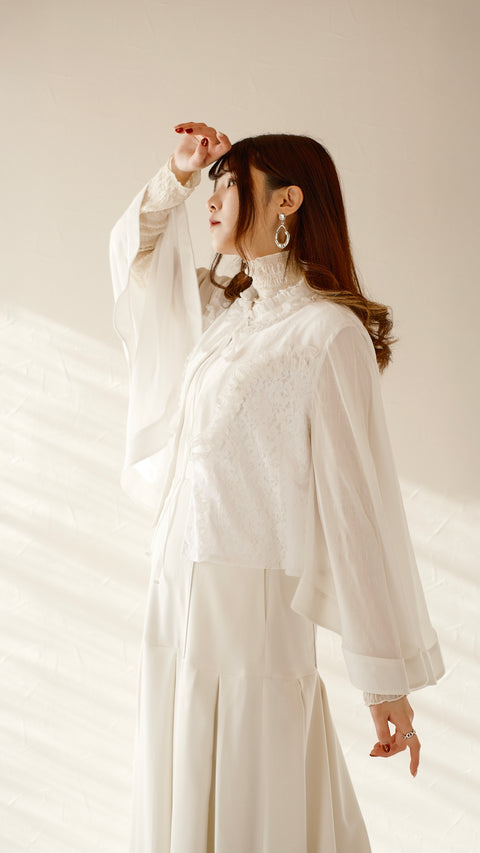 PRE-ORDER|蕾絲斗篷短外套