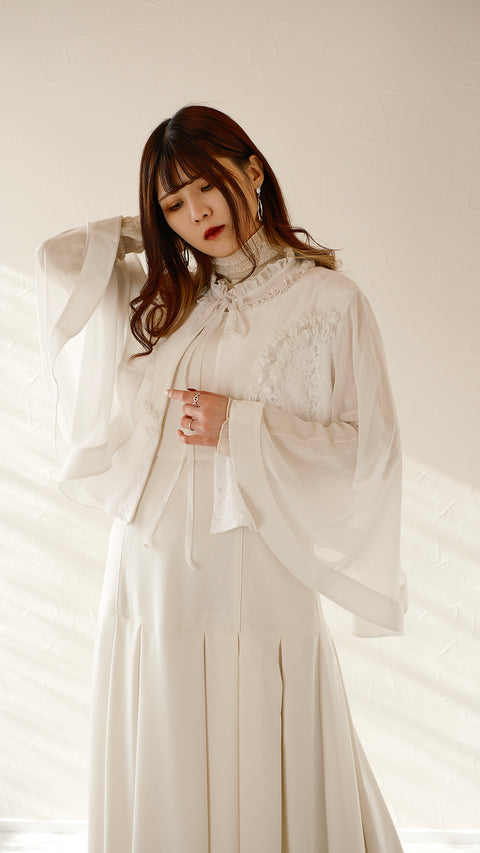 PRE-ORDER|蕾絲斗篷短外套