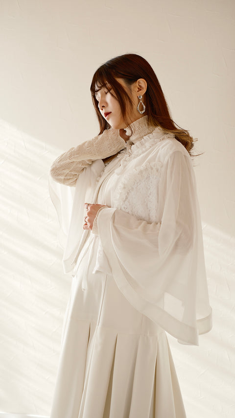 PRE-ORDER|蕾絲斗篷短外套