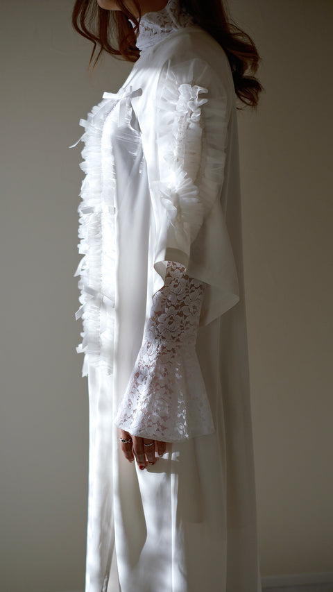 尋找共鳴·拉格蘭袖蝴蝶結造型連身裙