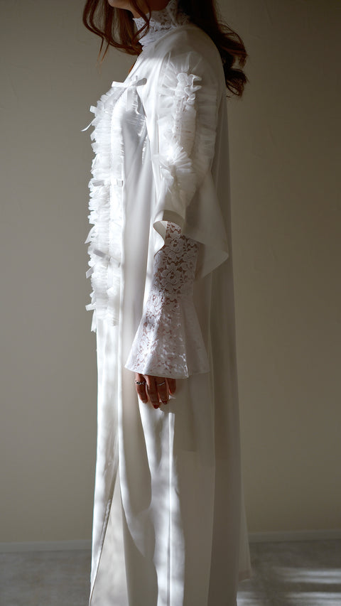 尋找共鳴·拉格蘭袖蝴蝶結造型連身裙