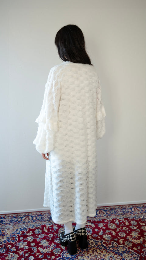 PRE-ORDER|棋盤格紋針織外套