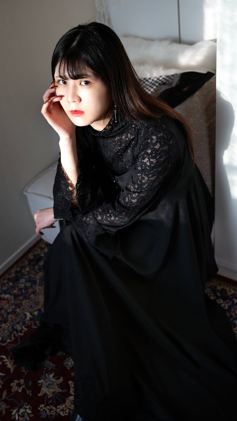 PRE-ORDER|非對稱細肩帶洋裝