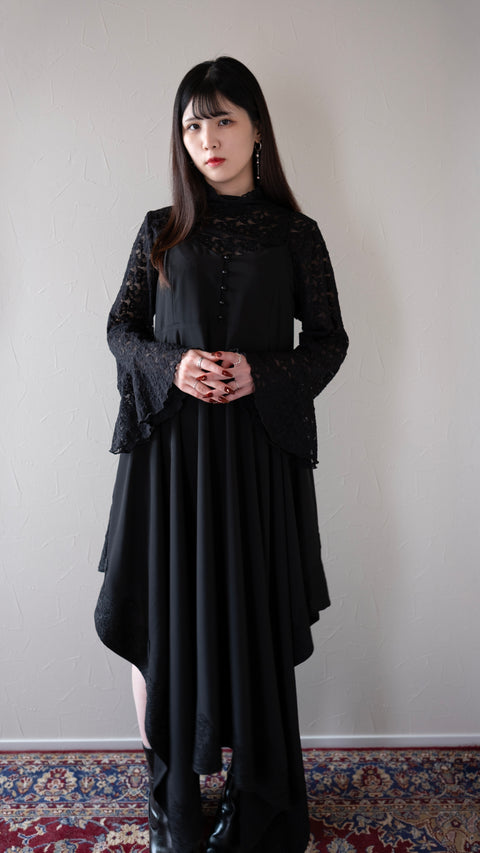 PRE-ORDER|非對稱細肩帶洋裝