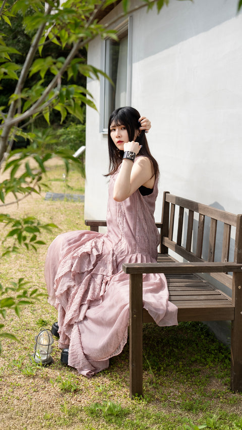 MIYOLLY STUDIO暮色‧不規則荷葉洋裝