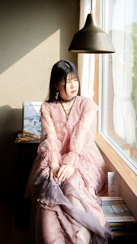 MIYOLLY STUDIO荷葉蕾絲上衣