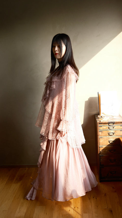 MIYOLLY STUDIO荷葉蕾絲上衣