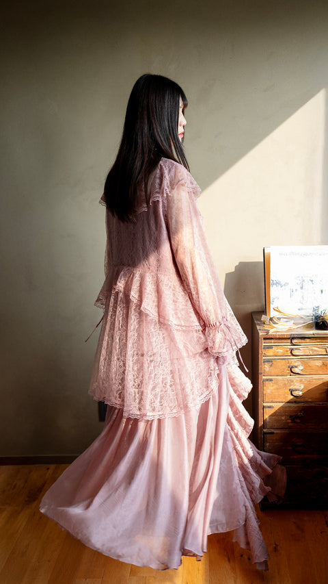 MIYOLLY STUDIO荷葉蕾絲上衣