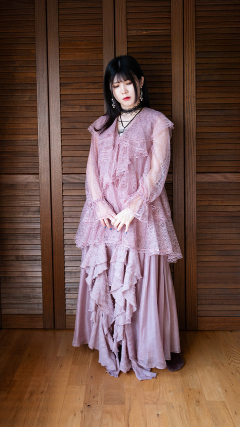 MIYOLLY STUDIO荷葉蕾絲上衣