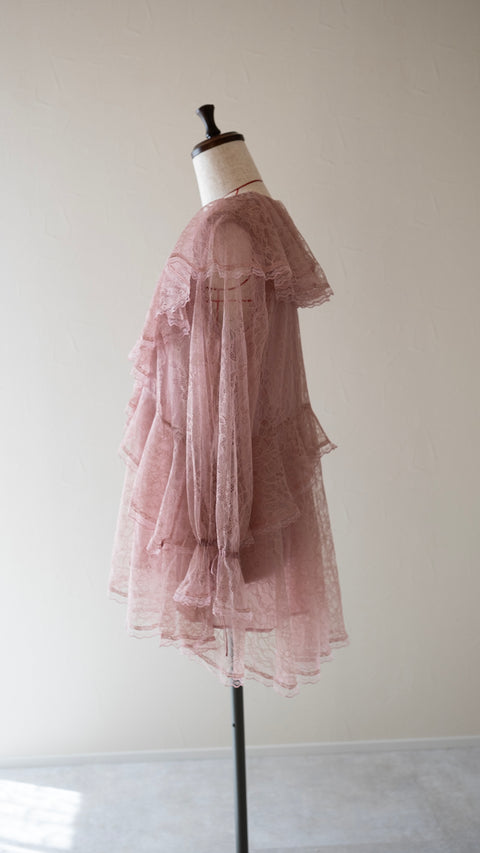 MIYOLLY STUDIO荷葉蕾絲上衣