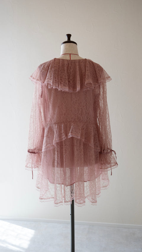 MIYOLLY STUDIO荷葉蕾絲上衣