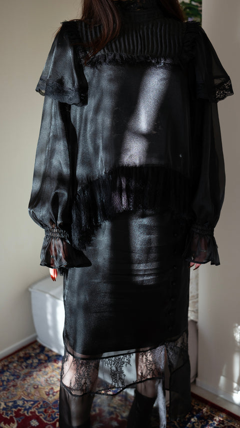 PRE-ORDER|透光蕾絲上衣