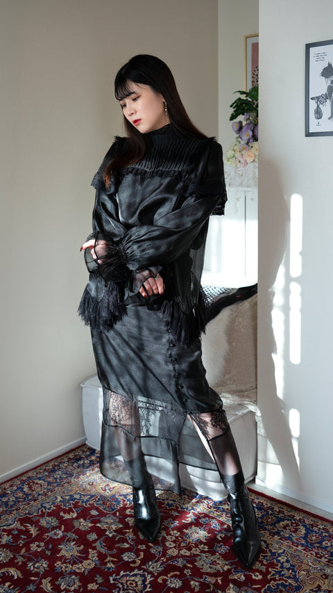 PRE-ORDER|透光蕾絲上衣