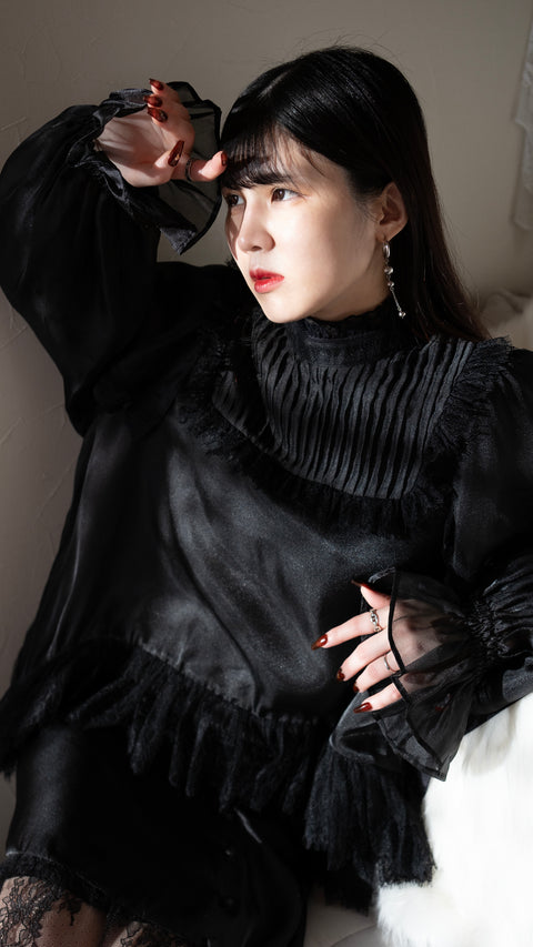 PRE-ORDER|透光蕾絲上衣