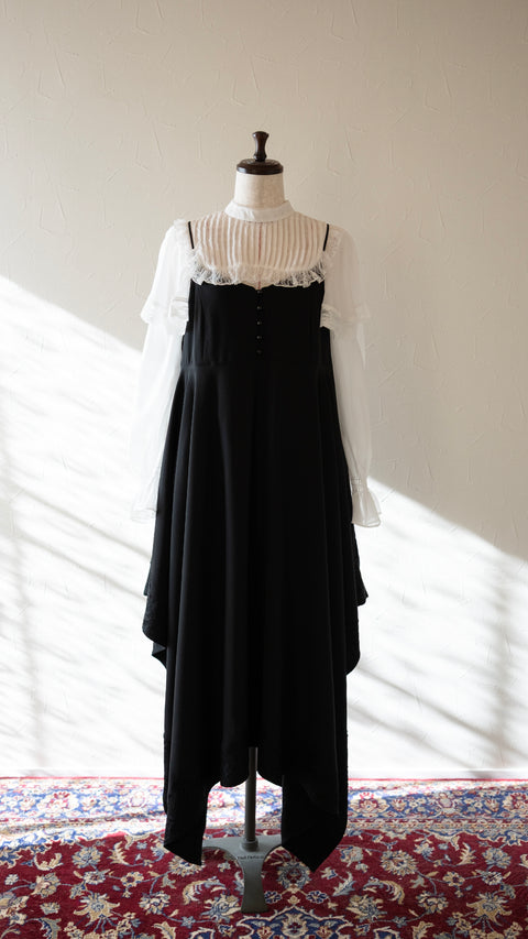 PRE-ORDER|非對稱細肩帶洋裝