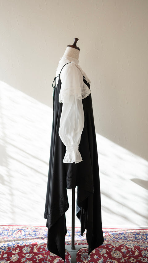 PRE-ORDER|非對稱細肩帶洋裝