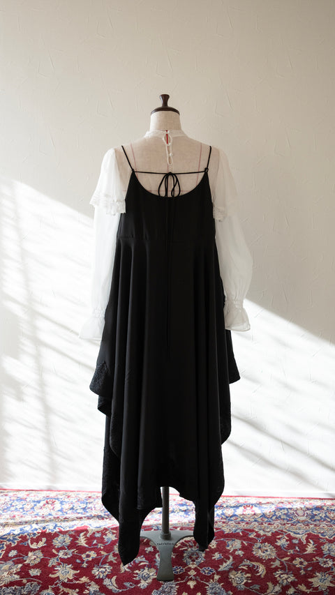 PRE-ORDER|非對稱細肩帶洋裝