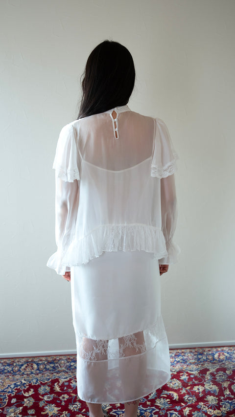 PRE-ORDER|透光蕾絲上衣