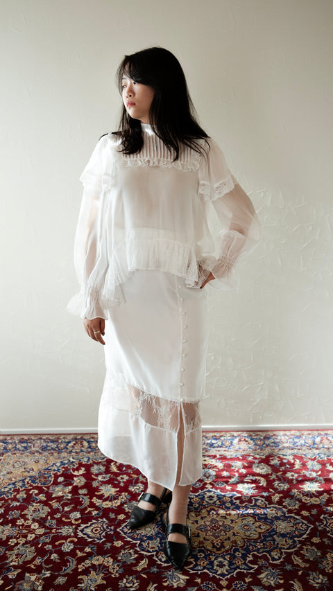 PRE-ORDER|透光蕾絲上衣