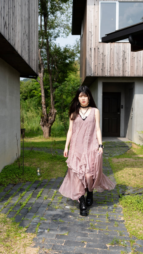 TWILIGHT RUFFLE DRESS