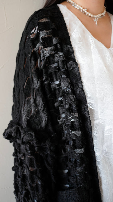 PRE-ORDER｜棋盤格紋針織外套