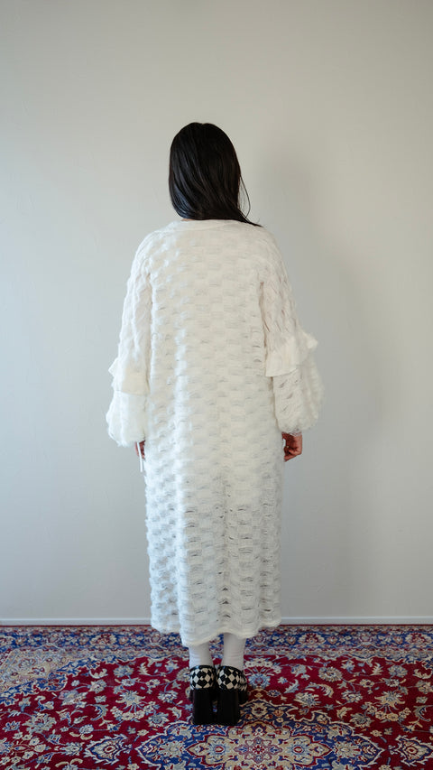 PRE-ORDER｜棋盤格紋針織外套