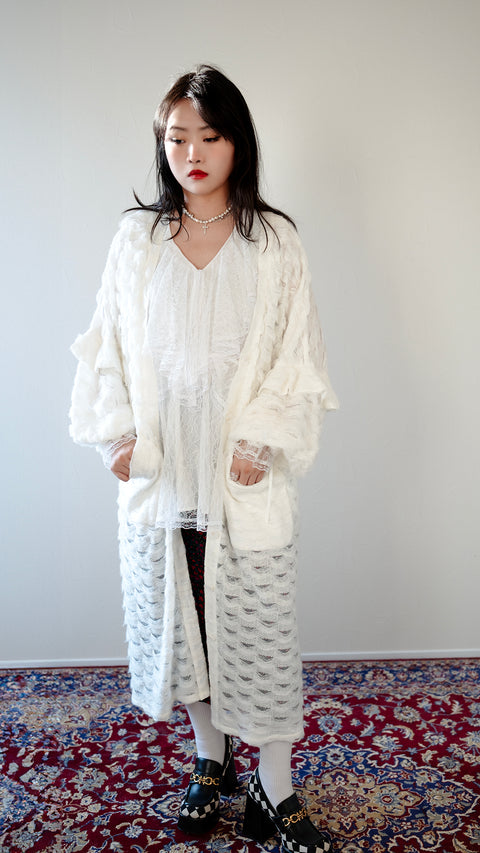 PRE-ORDER｜棋盤格紋針織外套