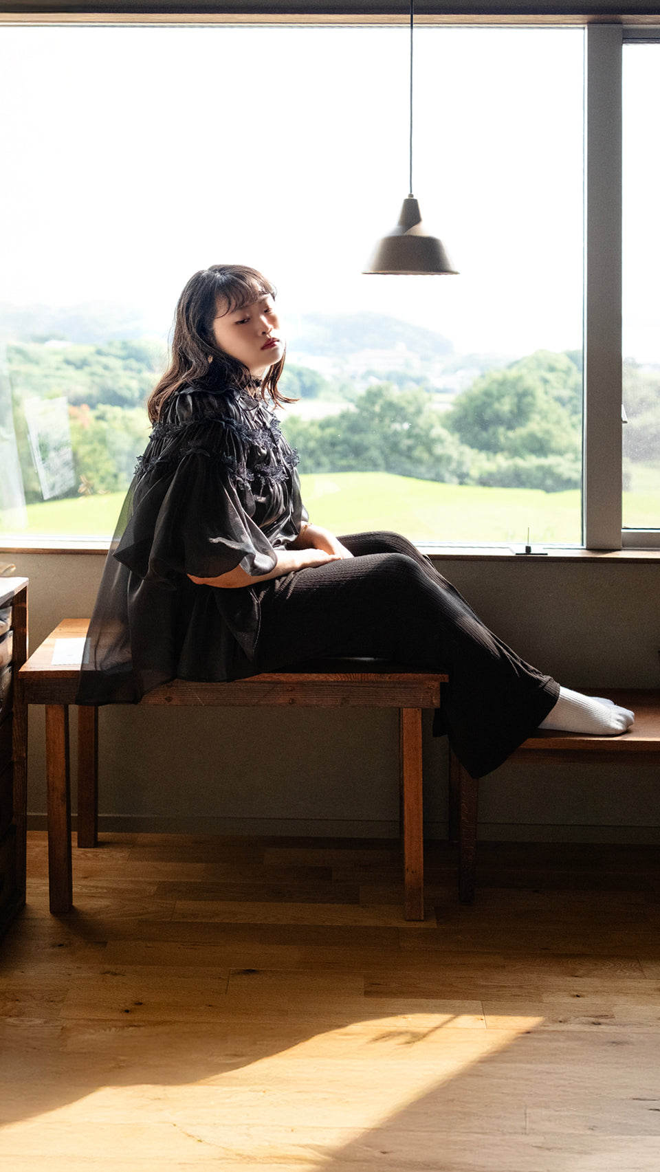 PRE-ORDER ITEMS ｜透視蕾絲上衣