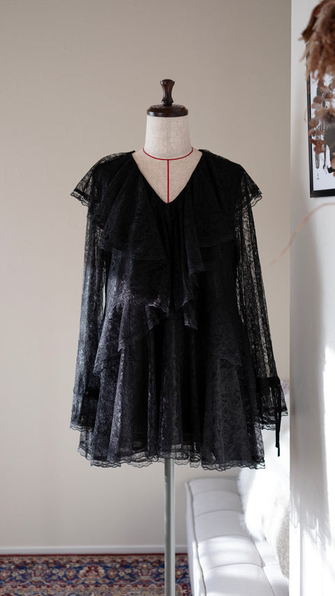 PRE-ORDER《NEW COLOR》｜荷葉蕾絲上衣