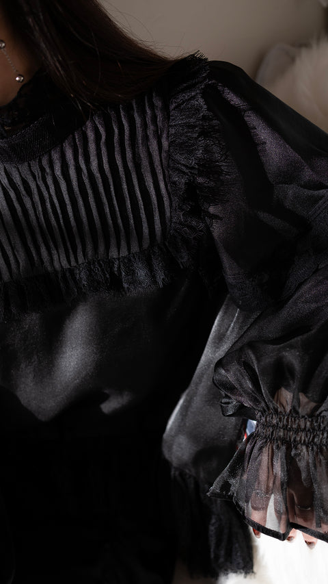 PRE-ORDER｜透光蕾絲上衣